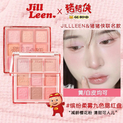 JILL LEEN GGBOND 9 Colors Blush Palette JL028