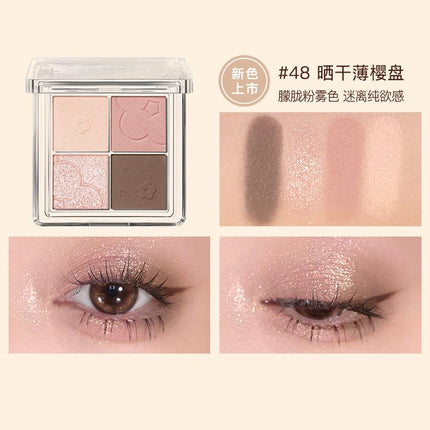 Judydoll 4 Shades Eyeshadow Palette for Beginners JD038 #47 #48