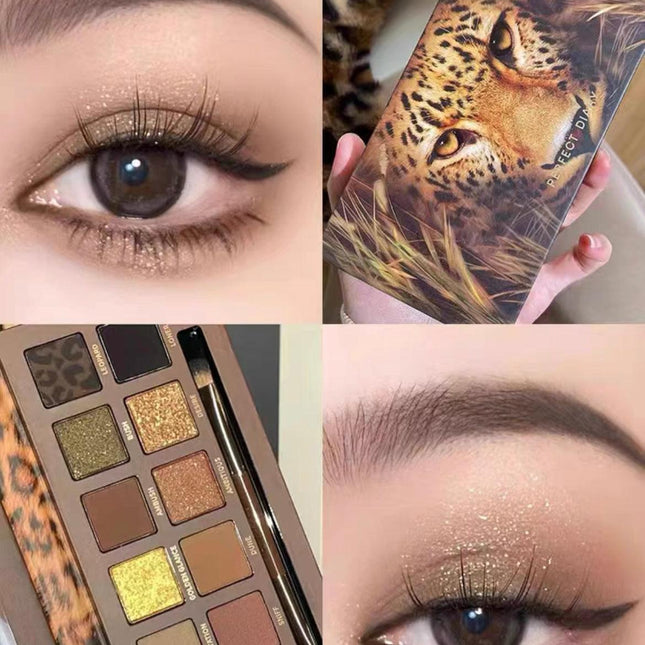 【NEW! Leopard】Perfect Diary Highly Pigmented Explorer Eyeshadow Palette PD003 - Chic Decent