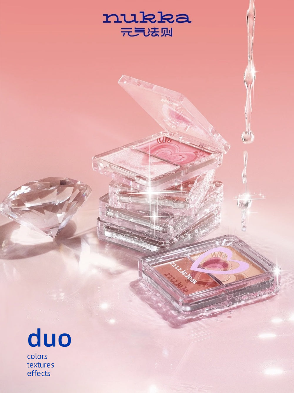 nukka - Dewy Glow Blush Palette 5g