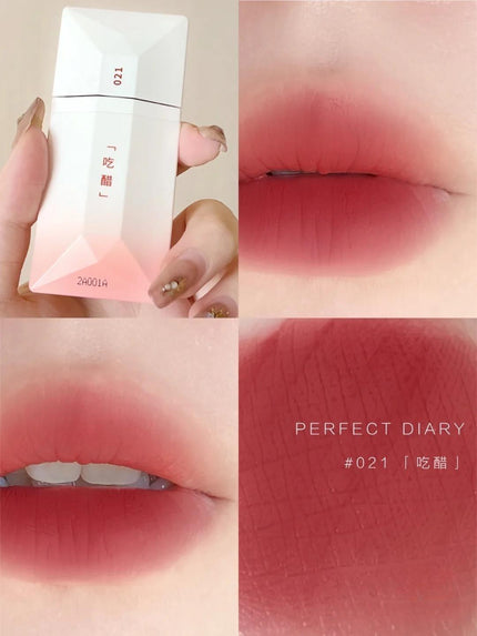 【NEW! 115-118#】Perfect Diary ReadMe Liquid Lipstick Weightless Velvet PD012 - Chic Decent