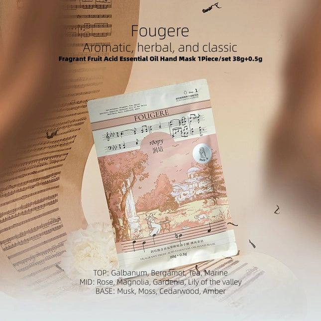 roopy - Fragrant Fruit Acid Essential Oil Hand Mask 38.5g