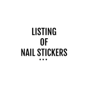 An Always Fundigger Nail Stickers Listing - Chic Decent