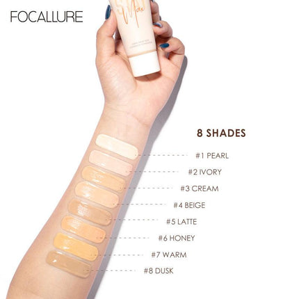 FOCALLURE Staymax Pore Blurring Matte Flawless Foundation FA150 - Chic Decent