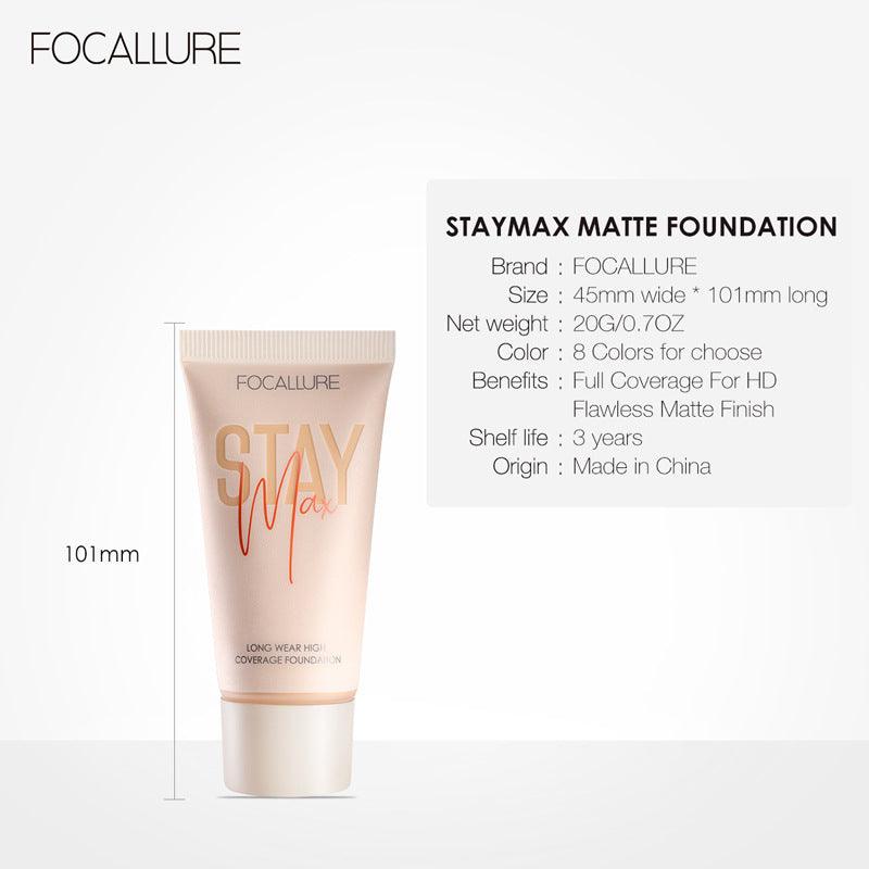 FOCALLURE Staymax Pore Blurring Matte Flawless Foundation FA150 - Chic Decent