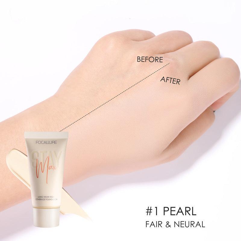 FOCALLURE Staymax Pore Blurring Matte Flawless Foundation FA150 - Chic Decent