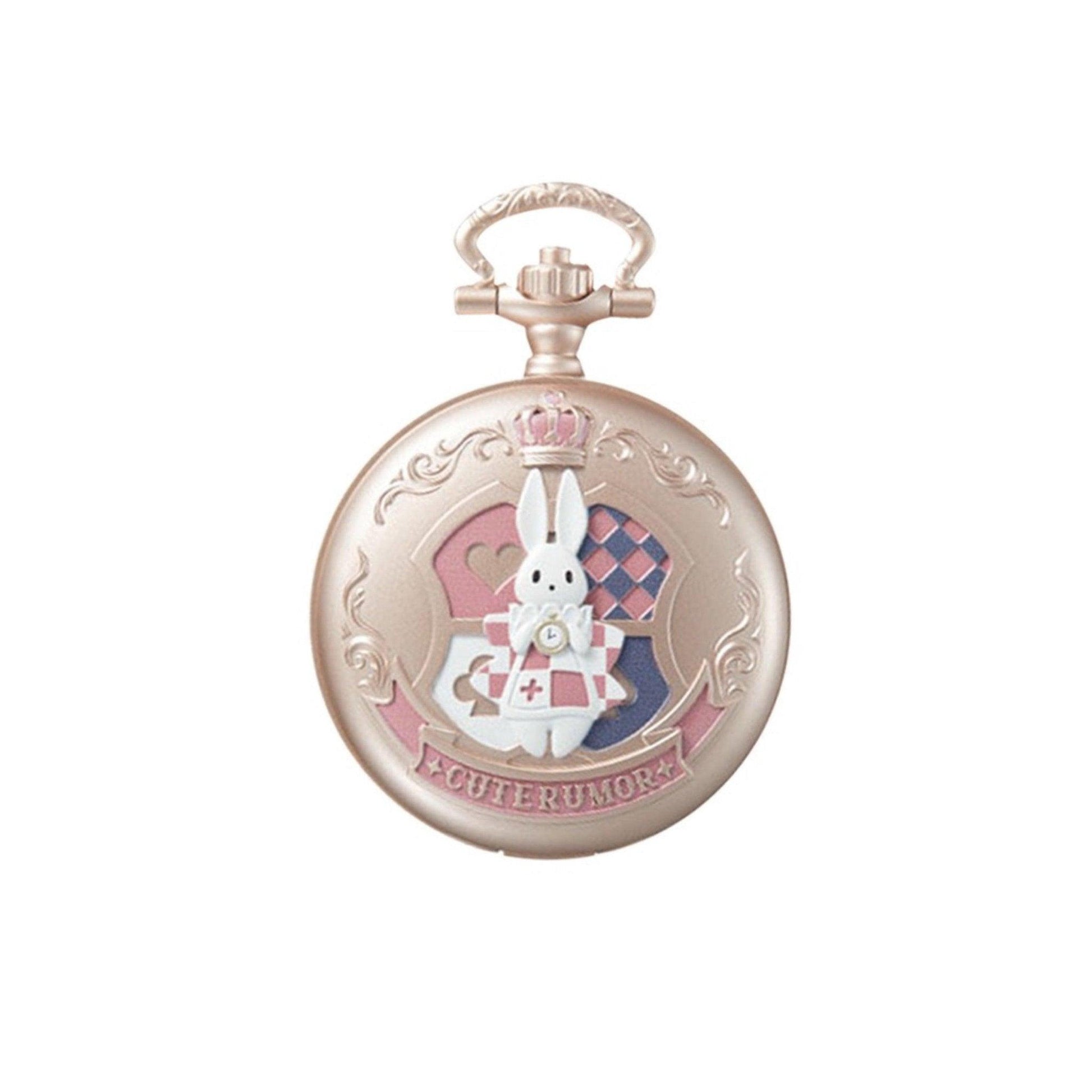 Cute Rumor Pocket Watch Blush QR01 - Chic Decent