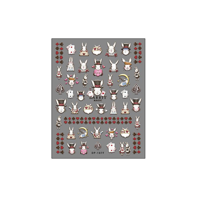 DIY Nail Stickers Nail Art DP107F - Chic Decent