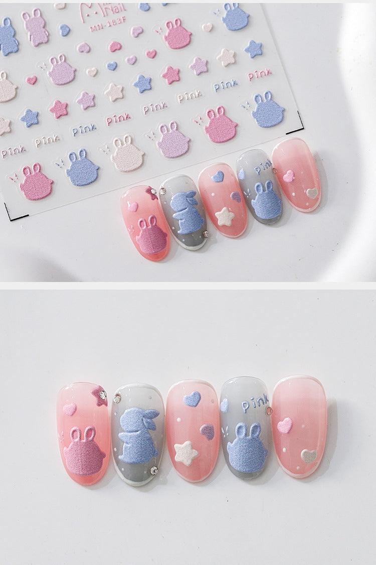 DIY Nail Stickers Nail Art MN183F - Chic Decent