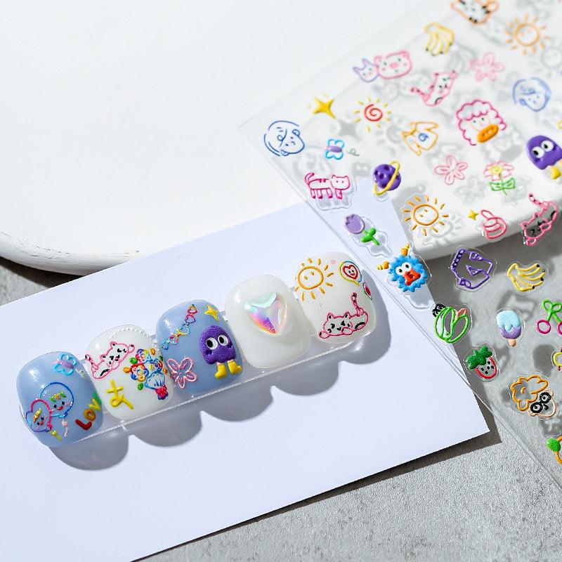 DIY Nail Stickers Nail Art TS1249 - Chic Decent