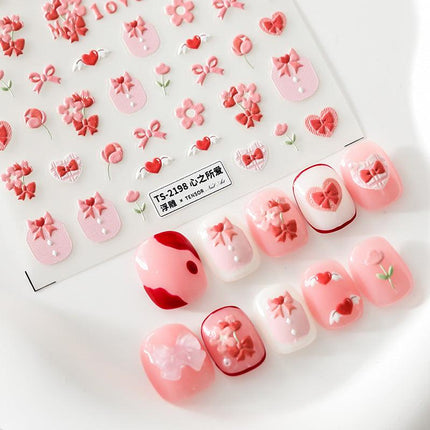 DIY Nail Stickers Nail Art TS2199 - Chic Decent