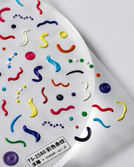 DIY Nail Stickers Nail Art TS2580 - Chic Decent
