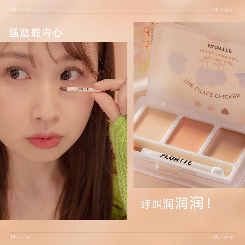 FLORTTE They Are Cute Three-Color Concealer FLT040 - Chic Decent