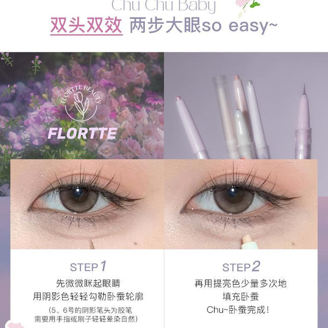 Flortte Chu Chu Baby Double Header Eyeliner FLT066 - Chic Decent