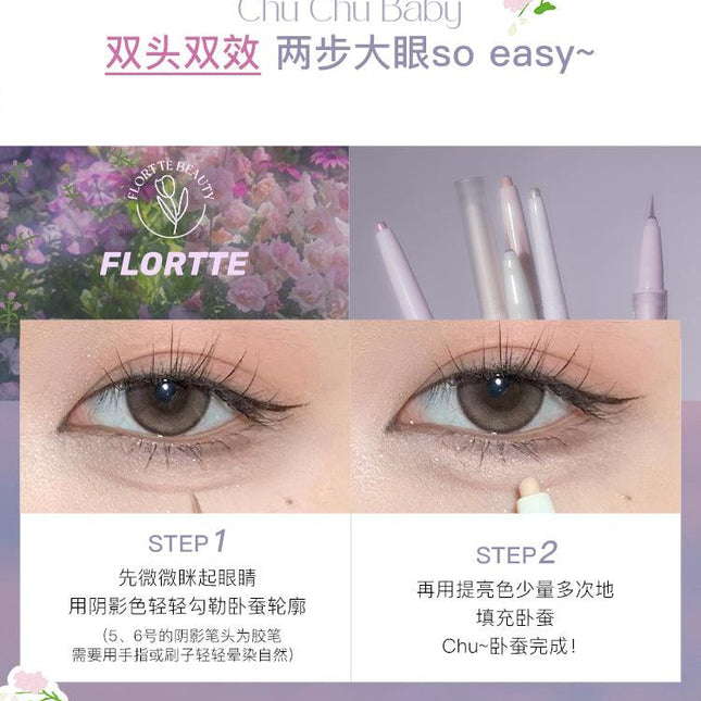 Flortte Chu Chu Baby Double Header Eyeliner FLT066 - Chic Decent