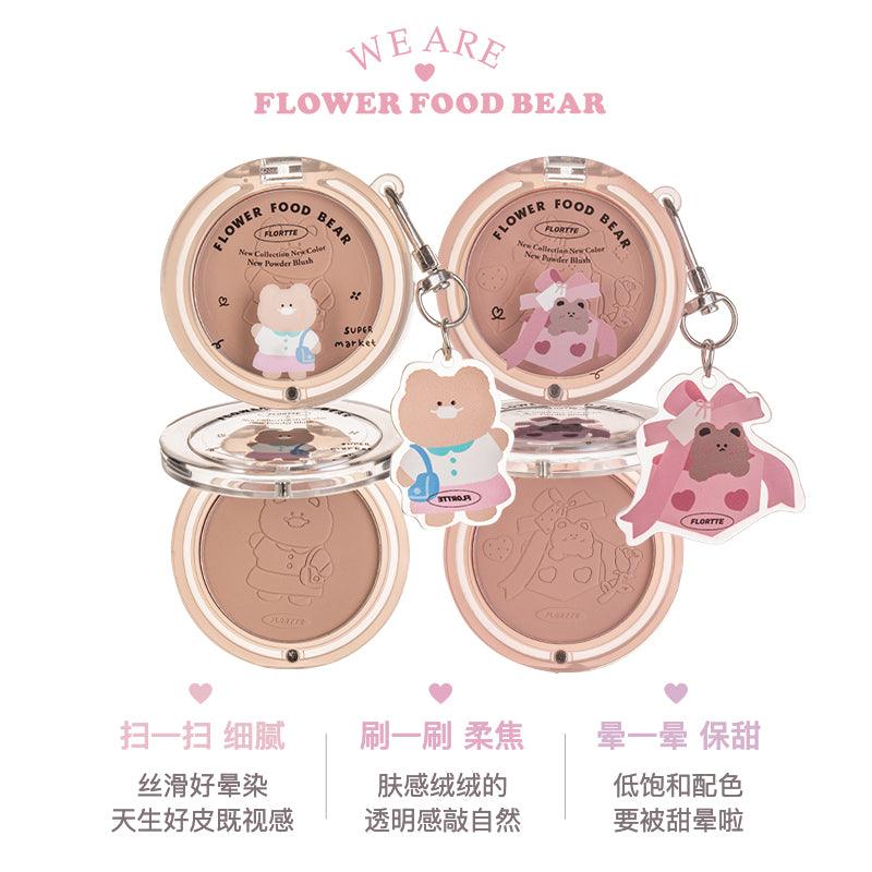 Flortte Flower Food Bear Blush Powder FLT061 - Chic Decent