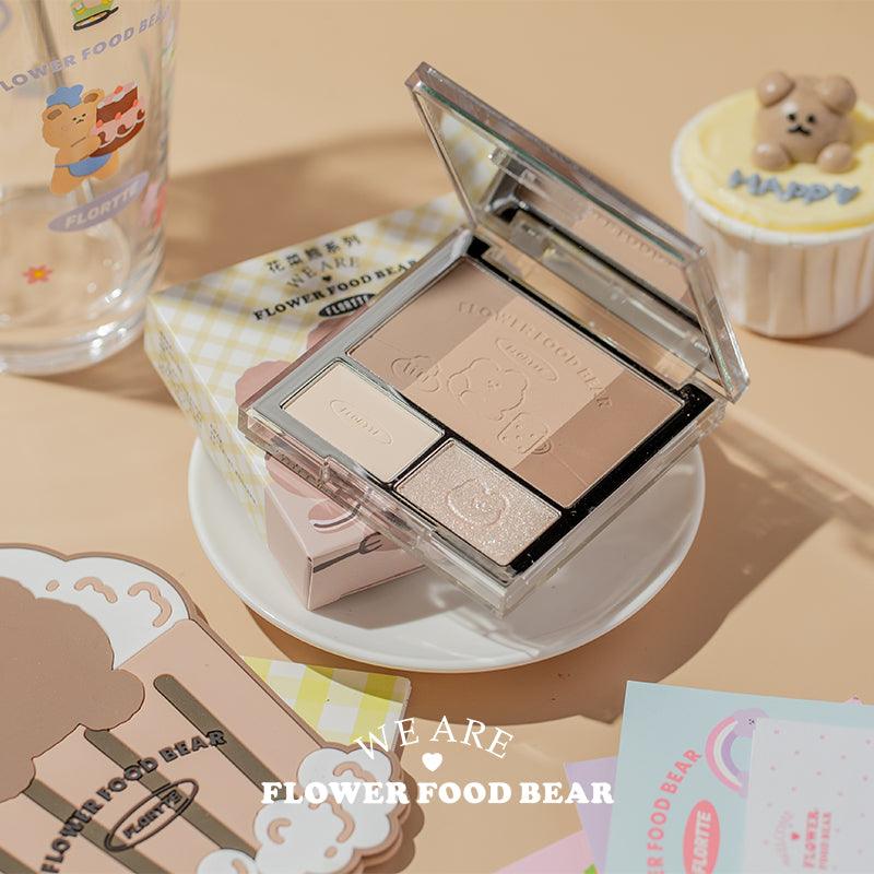 Flortte Flower Food Bear Contour Palette FLT062 - Chic Decent