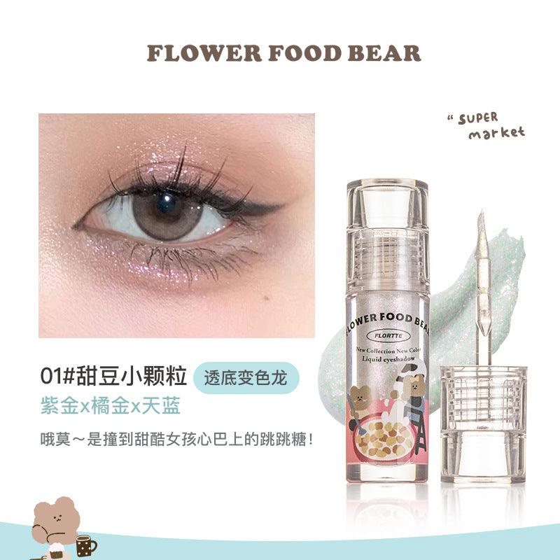 Flortte Flower Food Bear Liquid Eyeshadow FLT060 - Chic Decent
