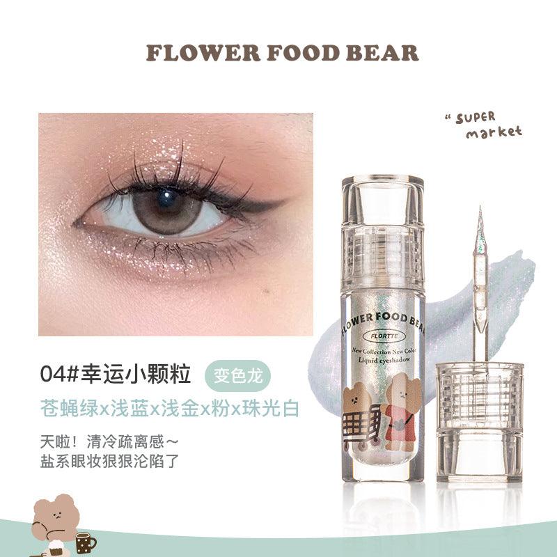 Flortte Flower Food Bear Liquid Eyeshadow FLT060 - Chic Decent