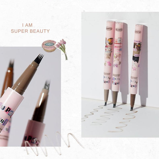 Flortte I Am Super Beauty Liquid Eyebrow Pen FLT063 - Chic Decent
