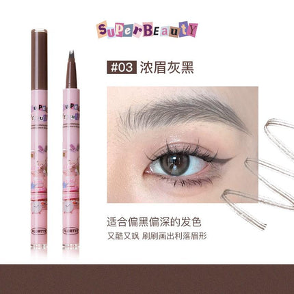 Flortte I Am Super Beauty Liquid Eyebrow Pen FLT063 - Chic Decent