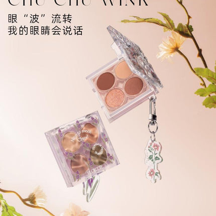 Flortte Nice To Meet Chu 4-Color Eyeshadow Palette FLT0F8 - Chic Decent