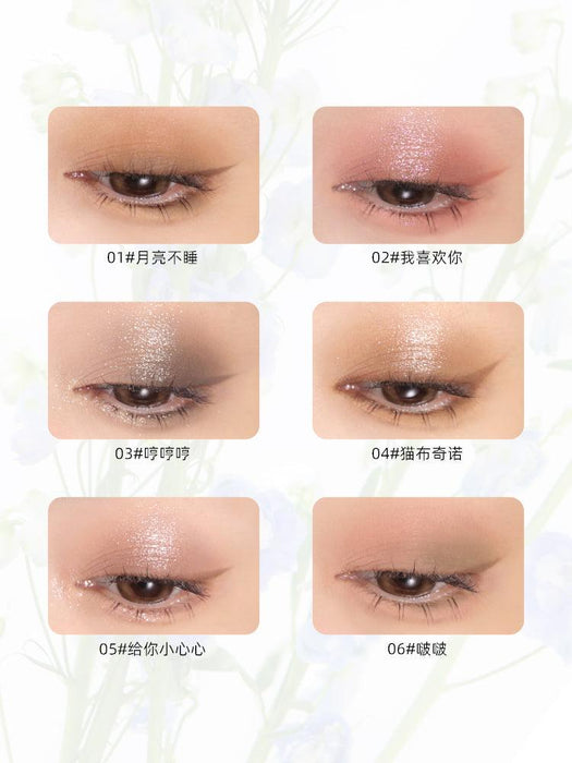 Flortte Nice To Meet Chu 4-Color Eyeshadow Palette FLT0F8 - Chic Decent