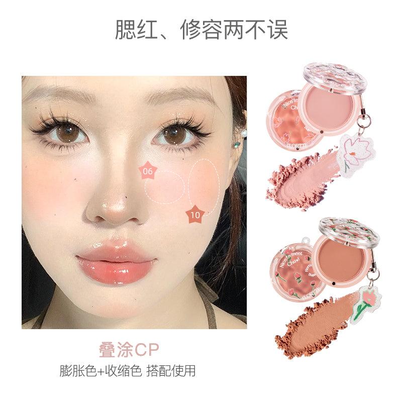 Flortte Nice To Meet Chu Blush Powder FLT0F9 - Chic Decent