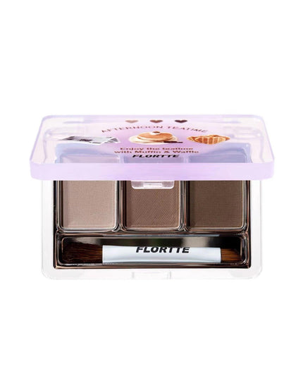 Flortte They Are Cute Three-Color Eyebrow Powder FLT042 - Chic Decent