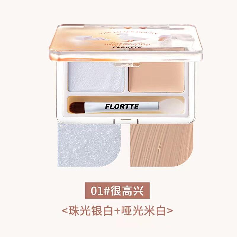 Flortte They Are Cute Two-Color Cream Highlighter FLT041 - Chic Decent