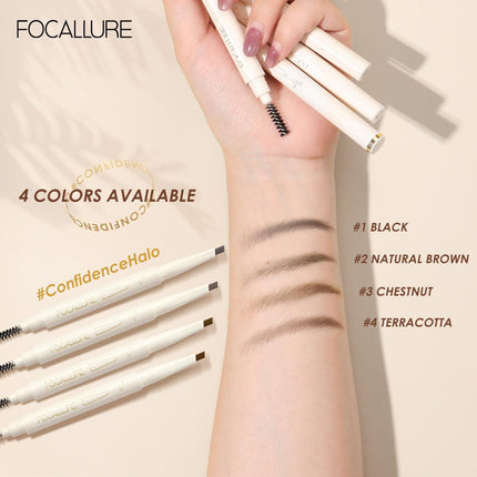 Focallure Silky Shaping Eyebrow Pencil FA202 - Chic Decent