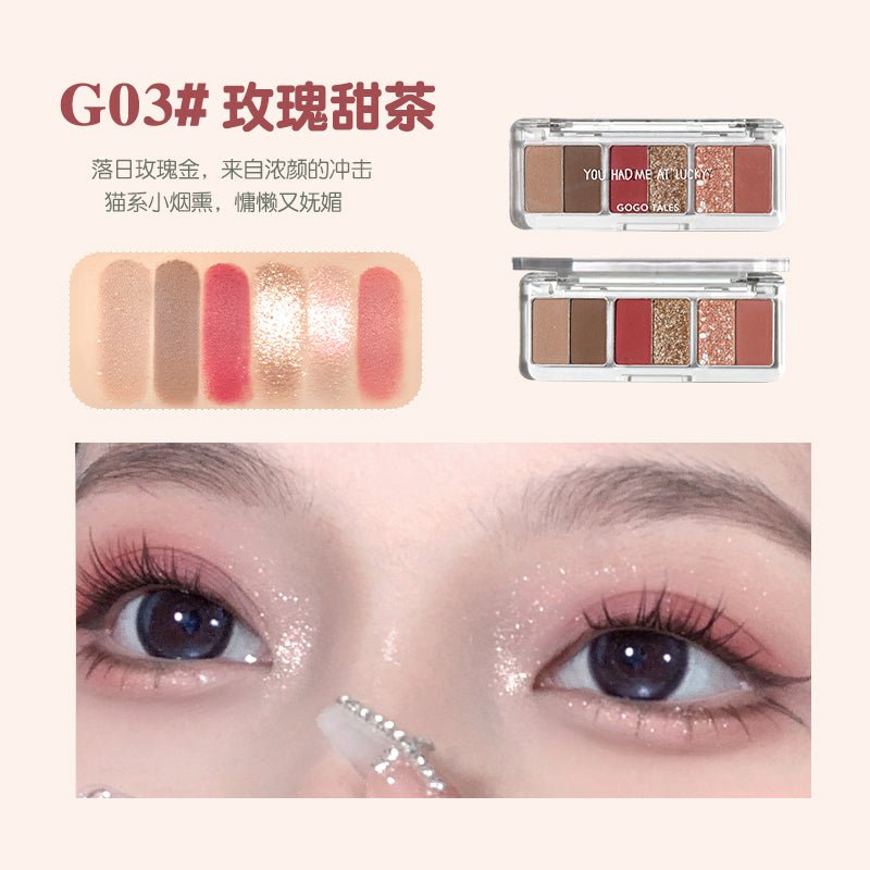GOGO TALES 6 Colors Eye Shadow GT550