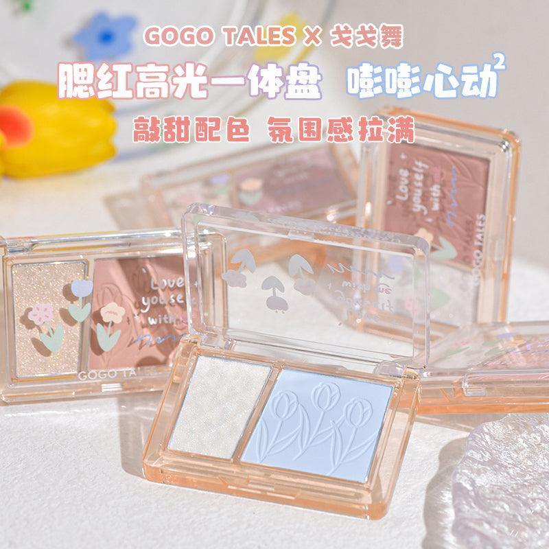 GOGO TALES Pick Up Light Among Flowers Highlighting Blush Powder GT421 - Chic Decent