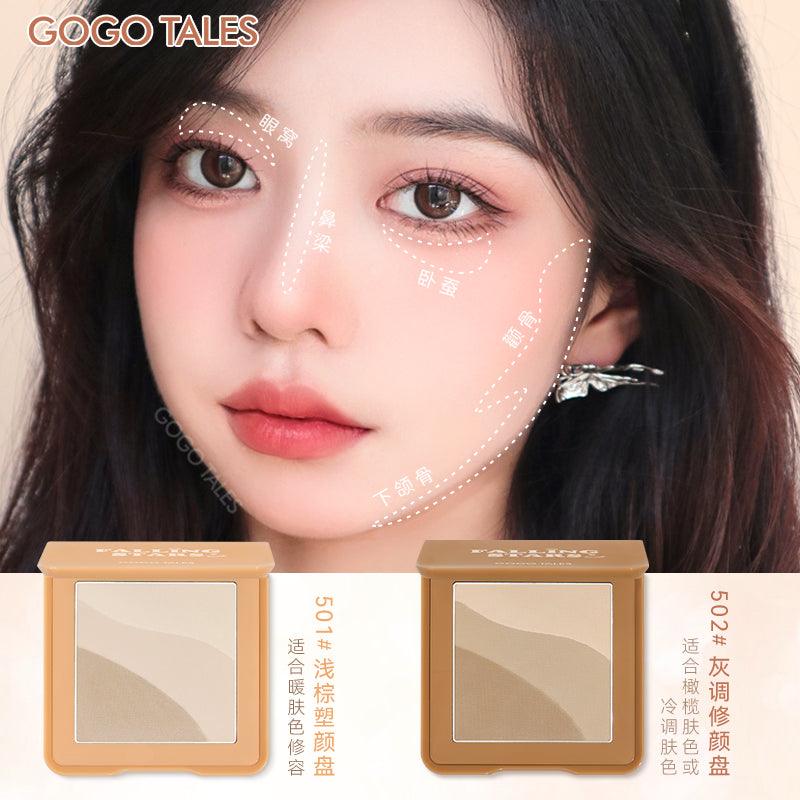 GOGO TALES Stereo Shadow Shading Palette GT385 - Chic Decent