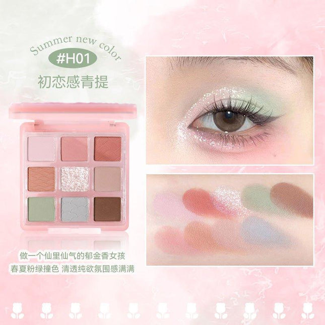 HOLDLIVE - 9 Colors Eye Palette 13.5g