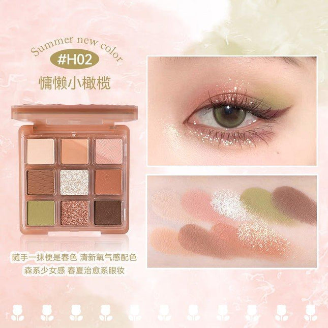 HOLDLIVE - 9 Colors Eye Palette 13.5g
