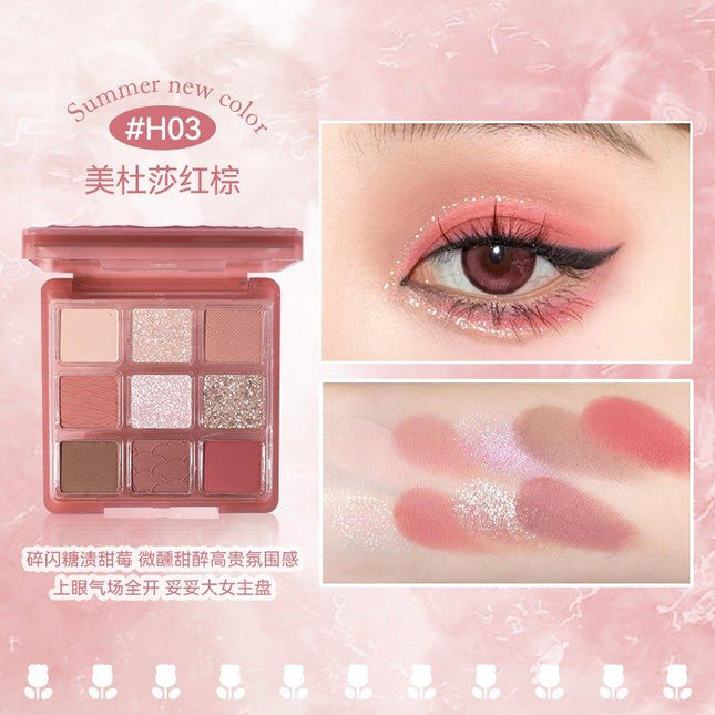 HOLDLIVE - 9 Colors Eye Palette 13.5g