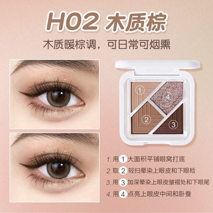 HOLD LIVE Four Colors Eyeshadow HL634