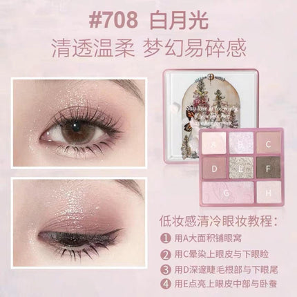 【NEW 709】HOLD LIVE Paris Garden Eyeshadow Palette HL527 - Chic Decent