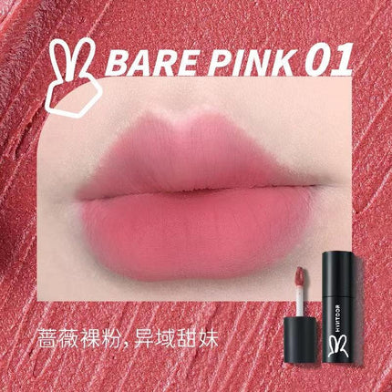 【NEW Browny Nude# Bare Pink#】HYNTOOR Black Macaron Lip Powder Tint HYT008 - Chic Decent