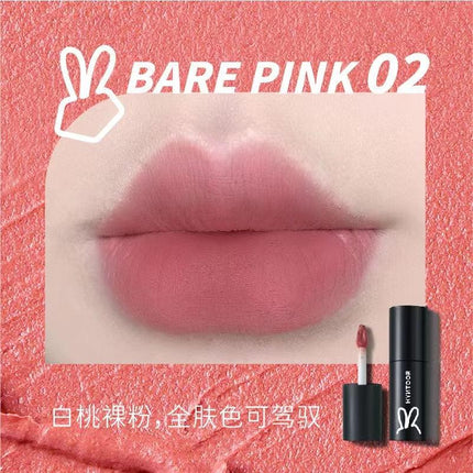 【NEW Browny Nude# Bare Pink#】HYNTOOR Black Macaron Lip Powder Tint HYT008 - Chic Decent