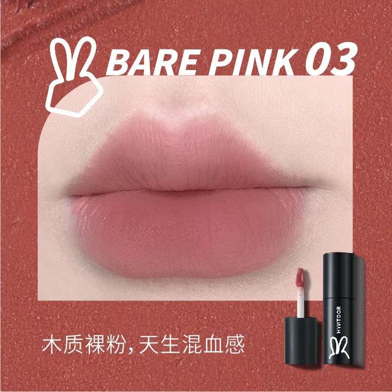 【NEW Browny Nude# Bare Pink#】HYNTOOR Black Macaron Lip Powder Tint HYT008 - Chic Decent