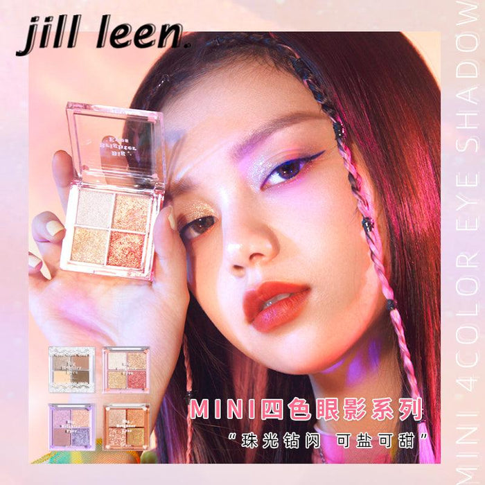 JILL LEEN 4 Colors Mini Eyeshadow JL023 - Chic Decent