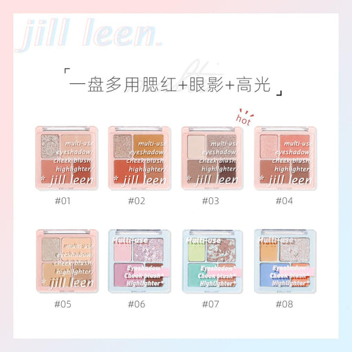 JILL LEEN Multi Use Eyeshadow Palette JL010 - Chic Decent