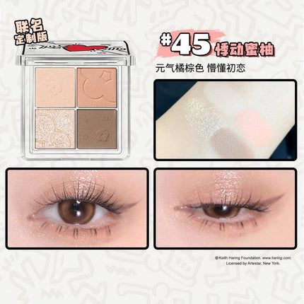 【NEW! 57-60】Judydoll 4 Shades Eyeshadow Palette for Beginners JD038 - Chic Decent