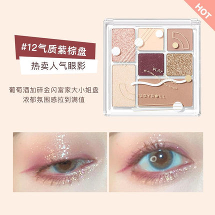 【NEW!26#-28#】Judydoll Enjoy Color Game 7 Colors Palette JD05F - Chic Decent