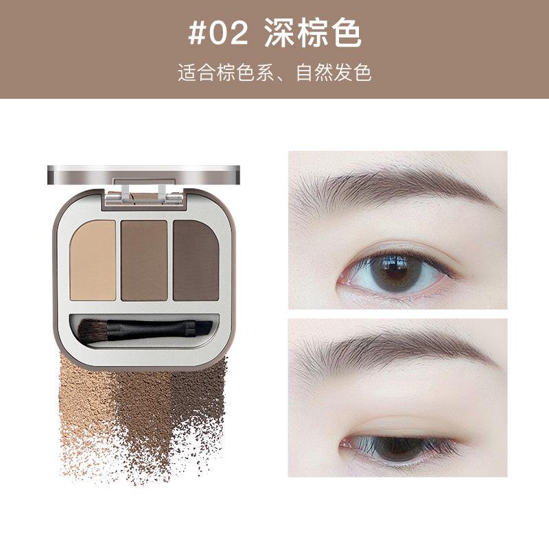 【NEW! 06】Judydoll Modeling 3-color Eyebrow Powder JD078 - Chic Decent