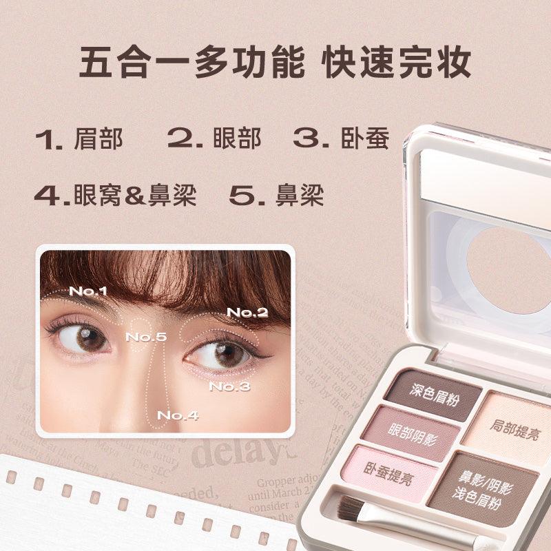 Judydoll Multi 5-Color Palette JD101 - Chic Decent