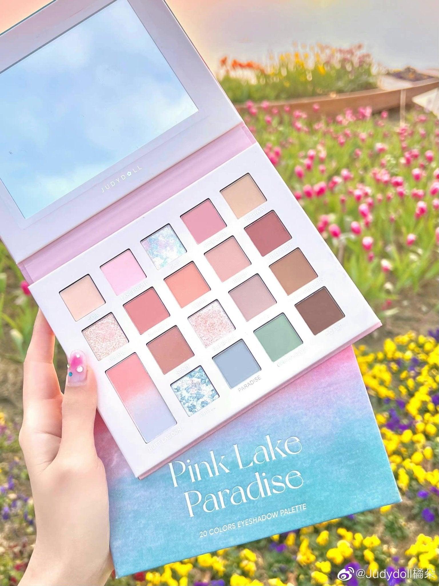 Judydoll Pink Lake Paradise 20 Colors Eyeshadow Palette JD09F - Chic Decent
