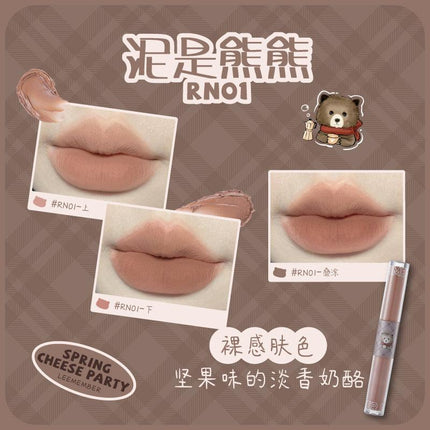 LEEMEMBER Cheese Party Double Lip Matt LM017 - Chic Decent